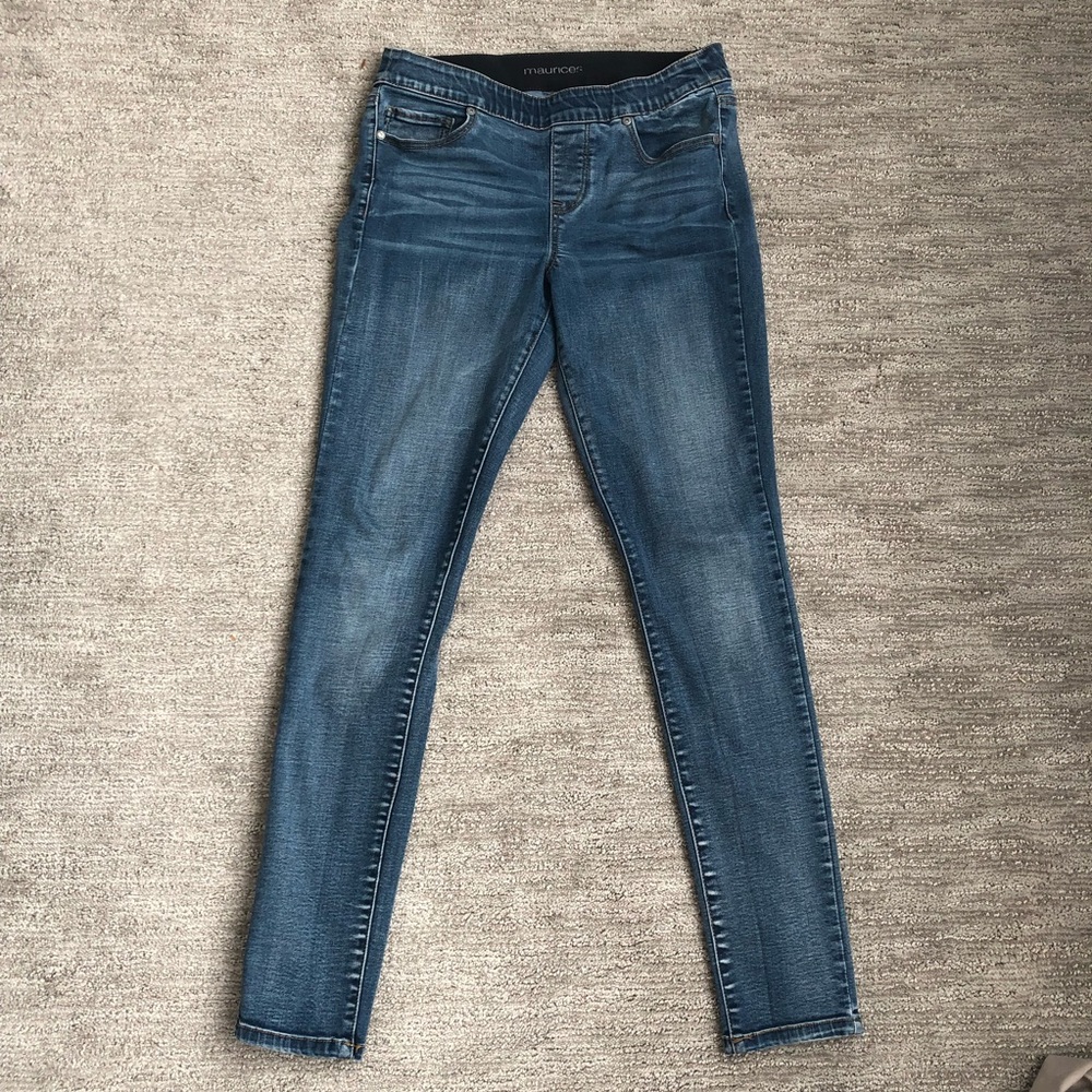 Maurice’s medium regular stretch jegging